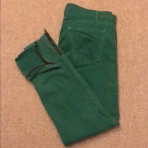Current/Elliott Jeans: Apple Green
